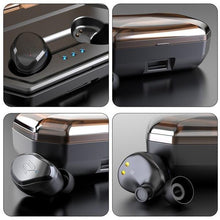 Load image into Gallery viewer, [CVC8.0 Noise Canceling] TWS Bluetooth 5.0 Wireless Waterproof Earbuds with Charging Box Power Bank
