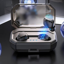 Load image into Gallery viewer, [CVC8.0 Noise Canceling] TWS Bluetooth 5.0 Wireless Waterproof Earbuds with Charging Box Power Bank
