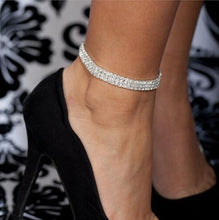 Load image into Gallery viewer, Crystal/Diamond Ankle Bracelets
