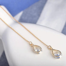 Load image into Gallery viewer, Zircon Water Drop Earrings
