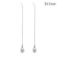 Load image into Gallery viewer, Zircon Water Drop Earrings
