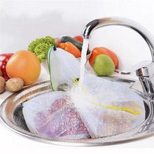 Load image into Gallery viewer, Reusable Grocery Shopping Fruit Vegetable Toys Storage Mesh Produce Bag

