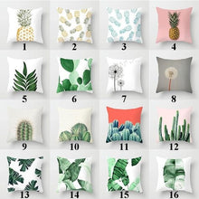 Load image into Gallery viewer, Double-sided Printing Fresh Style Throw Pillow Cover Sofa Home Decor 45cm X 45cm
