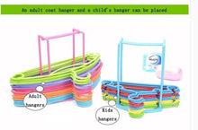 Load image into Gallery viewer, Plastic Hangers Creative Home Finishing Frame Hanger Companion Storage Rack
