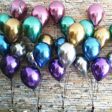 Load image into Gallery viewer, Glossy Metal Pearl Latex Thick  Balloons
