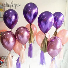 Load image into Gallery viewer, Glossy Metal Pearl Latex Thick  Balloons
