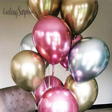 Load image into Gallery viewer, Glossy Metal Pearl Latex Thick  Balloons
