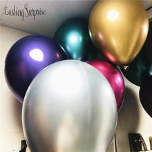Load image into Gallery viewer, Glossy Metal Pearl Latex Thick  Balloons
