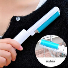 Load image into Gallery viewer, Portable washable dust collector Folding Sticky Dust Cleaner Clothes Sticky Hair Dust Brush

