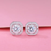 Load image into Gallery viewer, Round Cut Stud Earrings
