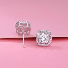 Load image into Gallery viewer, Round Cut Stud Earrings
