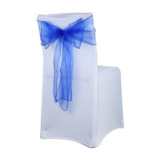 Load image into Gallery viewer, 18cm X 275cm Sheer Organza Chair Sash Bow
