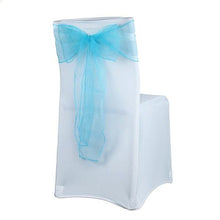 Load image into Gallery viewer, 18cm X 275cm Sheer Organza Chair Sash Bow
