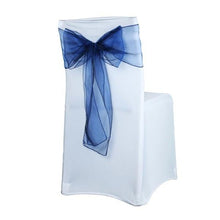 Load image into Gallery viewer, 18cm X 275cm Sheer Organza Chair Sash Bow
