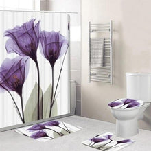 Load image into Gallery viewer, Flower Decor Bathroom Set

