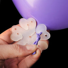 Load image into Gallery viewer, Five Hole Plum Flower Shape Balloon Modelling Clip
