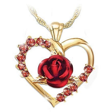 Load image into Gallery viewer, Gold-plated Heart-shaped Necklace
