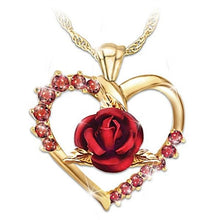 Load image into Gallery viewer, Gold-plated Heart-shaped Necklace
