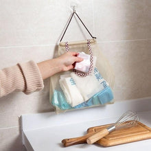 Load image into Gallery viewer, Large Capacity  Storage Hanging Bag Kitchen Organize Mesh Pouch
