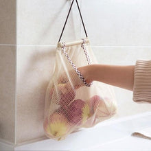 Load image into Gallery viewer, Large Capacity  Storage Hanging Bag Kitchen Organize Mesh Pouch
