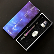 Load image into Gallery viewer, ARTISTIVE™ - Crystal Glass Dip Pen  - Crystal Dip Pen for Art, Writing, Signatures, Calligraphy
