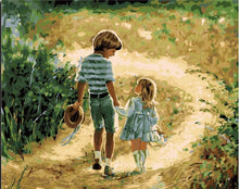 Load image into Gallery viewer, Brother &amp; Sister - Painting By Numbers
