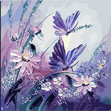 Load image into Gallery viewer, Butterfly &amp; Flowers - Painting By Numbers
