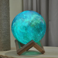 Load image into Gallery viewer, 2019 Galaxy Print Moon Lamp
