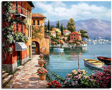 Load image into Gallery viewer, Peaceful Seascape - Painting By Numbers
