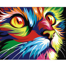 Load image into Gallery viewer, Rainbow Cat - Painting By Numbers

