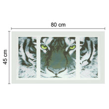 Load image into Gallery viewer, White Tiger - 5D™ Diamond Painting Kit - 3Pcs Canvas

