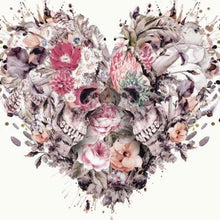 Load image into Gallery viewer, Skull Heart - 5D™ Diamond Painting Kit
