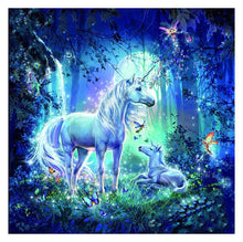 Load image into Gallery viewer, Unicorn &amp; Fairy - 5D™ Diamond Painting Kit
