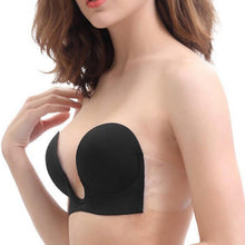Load image into Gallery viewer, Invisible Backless Adhesive Push Up Bra
