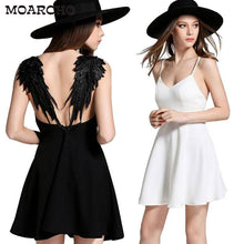 Load image into Gallery viewer, Angel Wing Dresses (White &amp; Black!)
