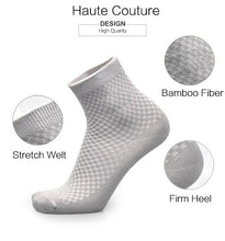Load image into Gallery viewer, Bamboo Fiber Socks (5pairs)
