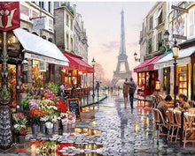 Load image into Gallery viewer, Romantic Paris Landscape- Painting By Numbers
