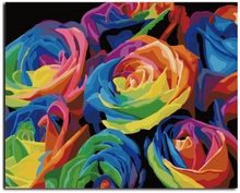 Load image into Gallery viewer, Rainbow™ Rose- Painting By Numbers
