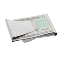 Load image into Gallery viewer, Stainless Steel Double Sided Money and Card Clips
