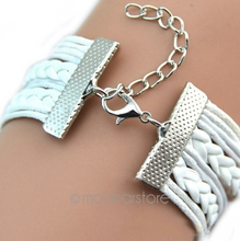 Load image into Gallery viewer, Multilayer Infinity Friendship Leather Bracelet

