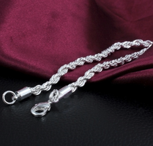 Load image into Gallery viewer, 925 Sterling Silver Twisted Bracelet
