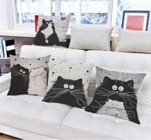 Load image into Gallery viewer, Cat Pillow Case Decorative Cushion Covers
