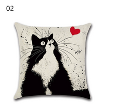 Load image into Gallery viewer, Cat Pillow Case Decorative Cushion Covers
