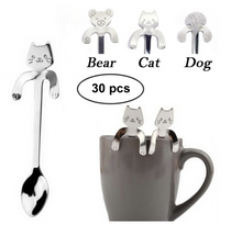 Load image into Gallery viewer, Stainless Steel Long Handle Spoons Set
