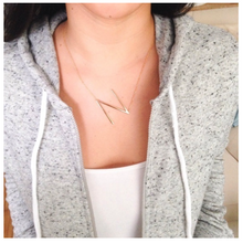 Load image into Gallery viewer, Large Alphabet Initial Oversized Necklace
