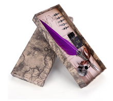 Load image into Gallery viewer, ROYAL™ - Classical Quill Pen Set - Writing Is A Process, a Journey Into Memory and the Soul
