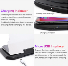 Load image into Gallery viewer, HitTheRoad™ - 2-IN-1 Wireless Charging HUD Car Navigator - The Last Navigator You Will Use
