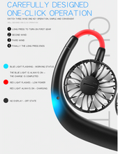 Load image into Gallery viewer, AirCooling™ - Mini Wearable Wireless neckband Fan - Stay Cool Wherever You Are
