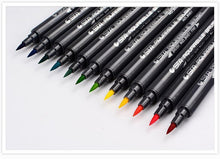 Load image into Gallery viewer, STA Aquarelle Coloring Brush Pens
