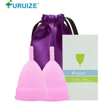 Load image into Gallery viewer, Beautique Menstrual Cup (2-pack, 100% Silicone)

